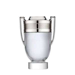 شیشه عطر Paco Rabanne Invictus روی زمینه سفید